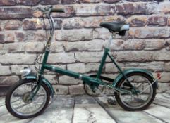 RALEIGH SHOPPER SMALL WHEEL BICYCLE, repainted green 15