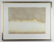 ZORAN ANTONIO MUSIC (Slovenian-Italian, 1909-2005) aquatint with colour - mist in the Domomites,