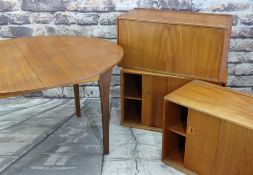 POUL CADOVIUS RIO TEAK MODULAR WALL CABINETS & A TEAK DINING TABLE