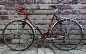 WOODRUP RACING BICYCLE, claret 22