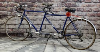 VERNON BARKER TANDEM ROAD BICYCLE, navy and blue 20