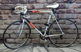 RALEIGH PRO RACE BICYCLE, black, orange and white ombre 24