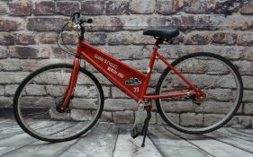 CLOUD NINE CYCLE RENTAL BICYCLE NO. 39, red shaft-drive 18