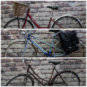 THREE RALEIGH LADIES BICYCLES, comprising 17