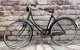 HERCULES CYCLE & MOTOR CO. GIRL'S BICYCLE, black 18