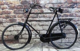 LARGE RUDGE-WHITWORTH BICYCLE, c. 1910, repainted black 28