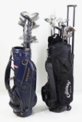 ASSORTED MODERN GOLF CLUBS, various makers including Ping, Kasco, Petron, Callaway, Wilson, Bermuda,
