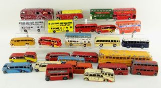 ASSORTED DINKY DIECAST BUSES, including Supertoys Wayne Bus, Supertoys B.R. Horsebox, A.E.C. Monarch