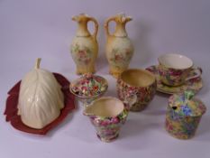 ROYAL WINTON GRIMWADES, an assortment also similar items including Carltonware leaf shaped butter