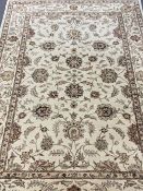 BUCKINGHAM CLASSICAL HAND TUFTED RUG by Gooch Oriental Carpets, 100% wool with silk highlights,