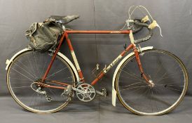 HUGH PORTER BANTEL GENT'S RACER BICYCLE with Brookes leather saddle and back carry bag