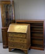 EDWARDIAN & LATER HOUSEHOLD FURNITURE, three items to include a reproduction mahogany open