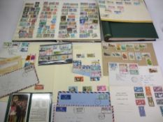 STAMPS - BRITISH ANTARTIC TERRITORY & FALKLAND ISLANDS a nice clean album, another with similar