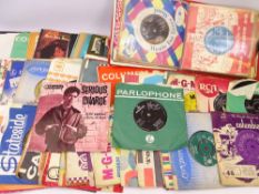 VINYL 45s - CLIFF RICHARD, ELVIS approximately 100