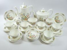 AYNSLEY COTTAGE GARDEN TEAWARE - approximately 30 pieces, and another Aynsley item