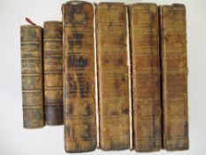 'THE DRAMATIC WORKS OF SHAKESPEARE' - four leather bound volumes by Joseph Rann A.M. circa 1789