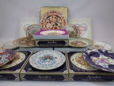 COLLECTOR'S WALL PLATES, MAINLY BOXED QUANTITY - includes Royal Doulton Valentine's Day, Aynsley