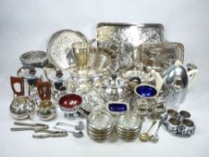 EPNS - a good collection of food tureens, candleholders, ETC