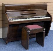 PIANO by Challen of Omega Works, London, 107cms H, 135cms W, 54cms D