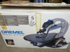 BOXED DREMEL BENCH TOP SCROLL SAW - in apparently unused condition, original box, E/T