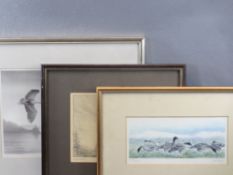 PHILLIP SNOW framed prints (3) - Artist's Proof mono titled 'Woodcock - Dusk', signed in pencil,