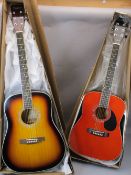 *MUSIC SHOP STOCK - acoustic guitars (2) including a Freshman Chicago Model No CH1JNRRD, boxed and a