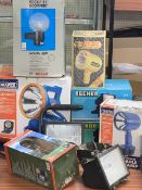 MOTION DETECTOR, HANDHELD & OTHER LAMPS & LIGHTING - mainly boxed, E/T