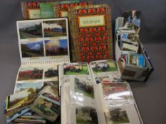 POSTCARD COLLECTION - approximately 800 cards including Edwardian children, Shipping, Country