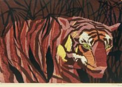SARA PITMAN limited edition print - titled 'Asian Treasure' 2/6 signed and dated April '85, 55.5 x