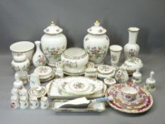 COALPORT & OTHER CABINET CHINAWARE - mainly Ming Rose, a good mixed collection including 26cms H