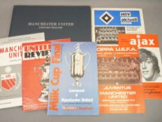 MANCHESTER UNITED FOOTBALL INTEREST, EPHEMERA - A personally presented history of the club from 1909