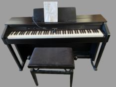CASIO CELVIANO PIANO - model no. AP450 with modern rise and fall stool