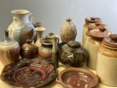 STUDIO POTTERY - fabulous assortment including contemporary art and provision containers (approx