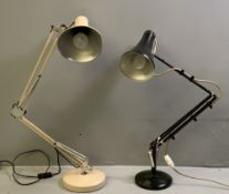 HERBERT TERRY & SONS LTD VINTAGE ANGLEPOISE LAMP and another similar lamp