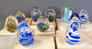 PAPERWEIGHTS - a large decorative assortment