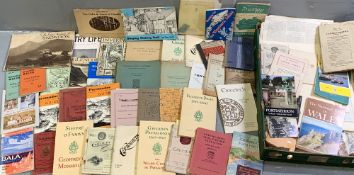 EPHEMERA - historical North Wales tourist and similar guides also 'R Bryn Williams, Wladfa Patagonia