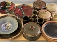 POTTERY - Studio Art and tableware, an assortment