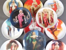 COLLECTOR'S 'MARILYN MONROE' PLATES, limited editions by Bradex (twelve), 21.5cms diameter