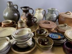 POTTERY - Studio Art and tableware, a large assortment