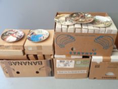 COLLECTOR'S PLATES - Bradford Exchange and similar, in packaging, approximately forty