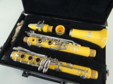 VITO RESO-TONE 3 CLARINET, ser. no. F4xxx8, apricot coloured 'Dazzler' version, in fitted case.