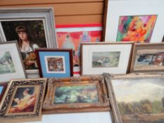 ASSORTED DECORATIVE PRINTS, including pair of Limited Edition colour prints by Colin Carr, Limited