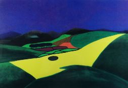 STAN ROSENTHAL limited edition (95/250) print & accompanying sculpture - entitled 'Storm over the