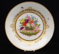 A SWANSEA PORCELAIN DISH FROM THE BURDETT-COUTTS SERVICE painted by James Turner at the Sims