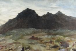CHRISTOPHER WILLIAMS RBA watercolour - landscape, entitled verso 'Solitude' and with further