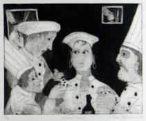 BEN PRITCHARD limited edition (3/50) etching with aquatint - title to margin 'Another Cheat', signed