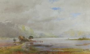 ALAN STEPNEY GULSTON watercolour - Killarney Lakes, signed, 31 x 51cms Provenance: Sotheby's 15th