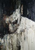 CARL MELEGARI large impasto oil on box canvas - head portrait, entitled 'Ernesto', 100 x 75cms