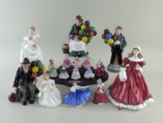 ASSORTED ROYAL DOULTON FIGURINES, including:- HN4894 A Christmas Morning HN3600 Dawn HN2996 Amanda