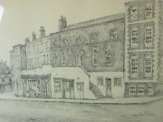 ALLAN STUTTLE framed prints (6) depicting Chester Street and other scenes, 56 x 74cms the largest